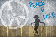 Load image into Gallery viewer, CUSCINI_Wallà for Peace_Peace & Love_U