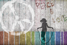 Load image into Gallery viewer, Wallà for Peace_lampada Peace & Love